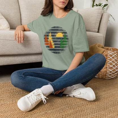 Retro Pine Sunrise