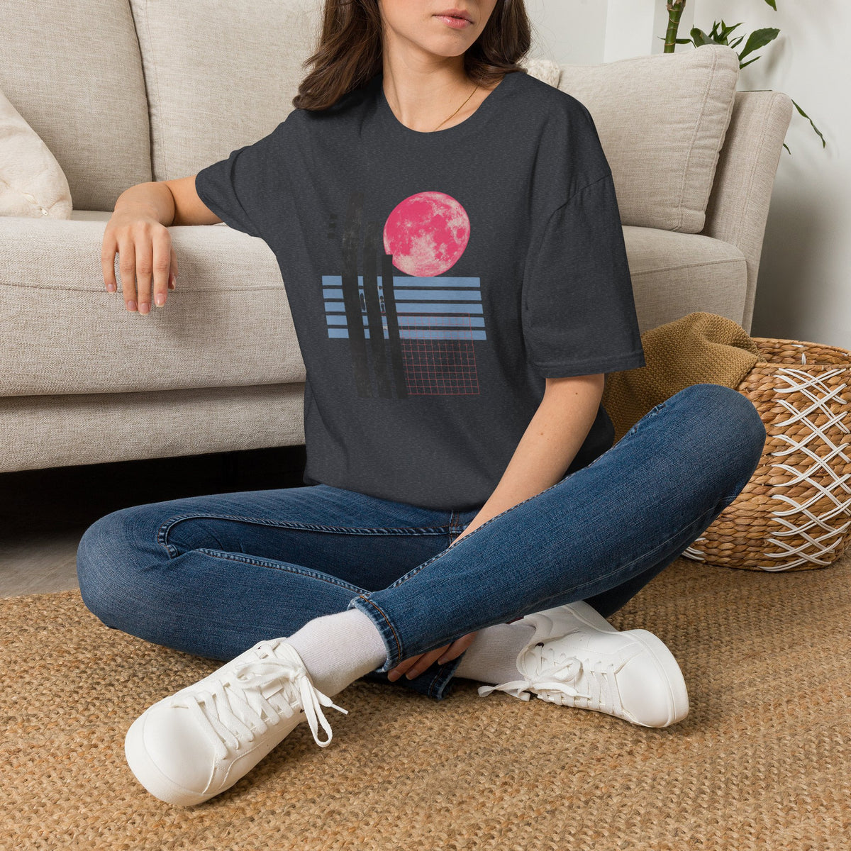 Pink Moon Grid Study