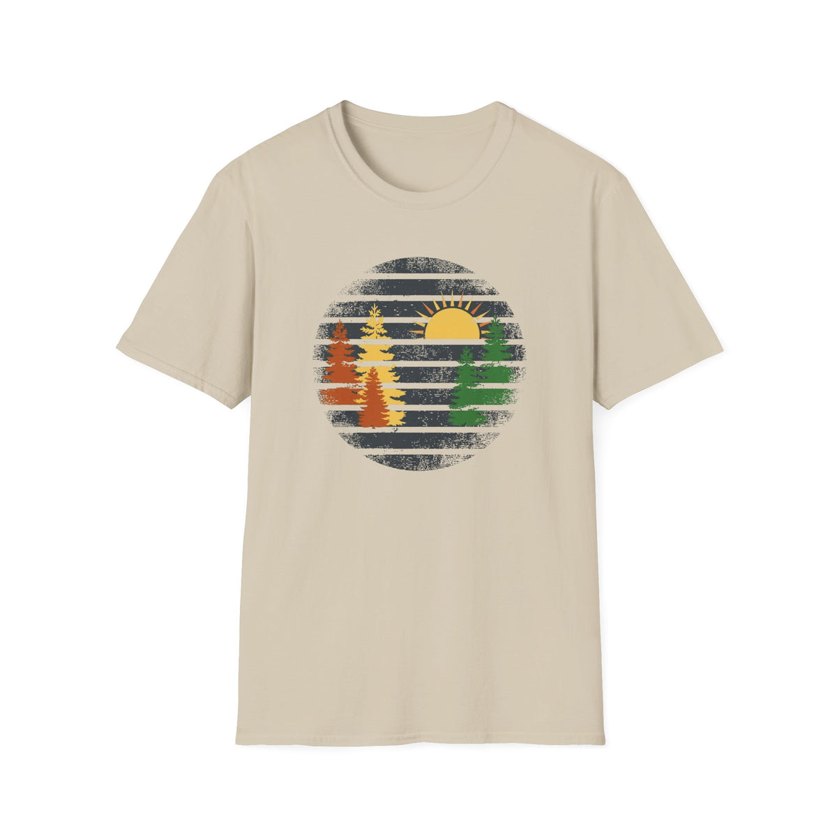 Retro Pine Sunrise