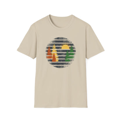 Retro Pine Sunrise